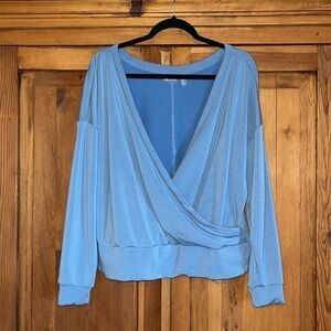 Zella Blue modal fabric Sweatshirt Sz. MD